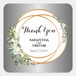 Golden Botanica: Mit Monogramm Sticker für die Nat