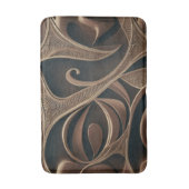 Golden Botanical Flow Elegant   Badematte (Vorderseite Vertikal)