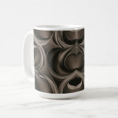 Golden Botanical Flow Elegant   Kaffeetasse (Vorderseite Links)