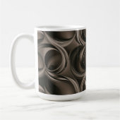 Golden Botanical Flow Elegant   Kaffeetasse (Links)