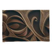 Golden Botanical Flow Elegant   Kissenbezug (Vorderseite-Rechts)