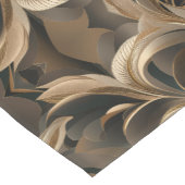 Golden Botanical Flow Elegant Kurzer Tischläufer (Ecke)