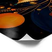 Golden Botanical Poster (Ecke)