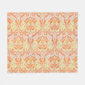Golden Bough Pattern (von William Morris) Fleecedecke (Vorderseite (Horizontal))