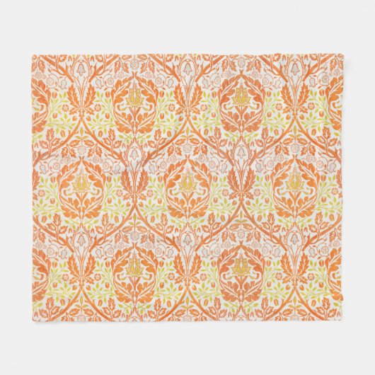 Golden Bough Pattern (von William Morris) Fleecedecke (Vorderseite (Horizontal))