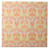Golden Bough Pattern (von William Morris) Fliese (Vorderseite)