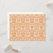 Golden Bough Pattern (von William Morris) Karte (Vorderseite/Rückseite Beispiel)