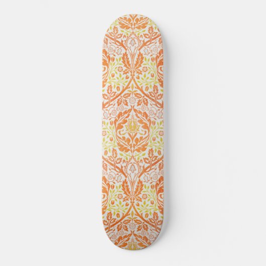 Golden Bough Pattern (von William Morris) Skateboard (Vorderseite)