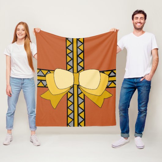 Golden Bow Fleece Blanket (Beispiel)