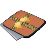 Golden Bow Laptopschutzhülle (Vorne Knopf)