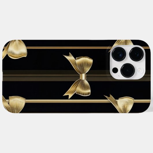 Golden Bow Luxe Phone Case (Rückseite (Horizontal))