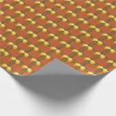 Golden Bow Wrapping Paper Geschenkpapier (Ecke)