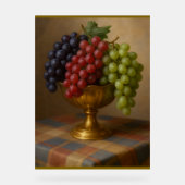 Golden Bowl of Grapes Acrylschild (Vorderseite)