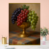 Golden Bowl of Grapes Acrylschild (Hochzeit)