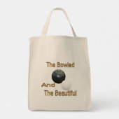 Golden Bowled Beautiful Lawn Bowls Design, Tragetasche (Rückseite)
