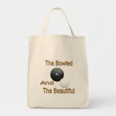 Golden Bowled Beautiful Lawn Bowls Design, Tragetasche (Vorne)