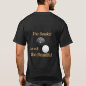 Golden Bowled Beautiful Lawn Bowls, Unisex Tshirt (Rückseite)