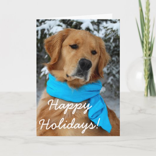 Golden Boy Feiertagskarte (Vorderseite)