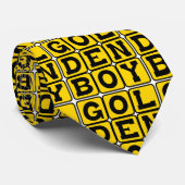 Golden Boy Krawatte (Gerollt)