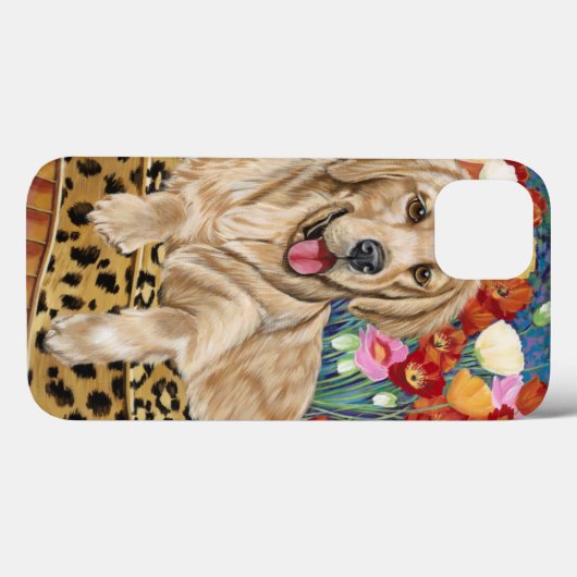 Golden Boy Retriever Case-Mate iPhone Hülle (Rückseite (Horizontal))