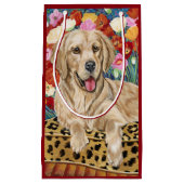 Golden Boy Retriever Kleine Geschenktüte (Vorderseite)