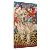 Golden Boy Retriever Klemmbrett (Rechts)