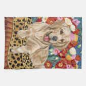 Golden Boy Retriever Küchentuch (Horizontal)