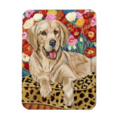 Golden Boy Retriever Magnet (Vertikal)
