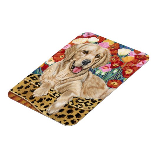 Golden Boy Retriever Magnet (Linke Seite)