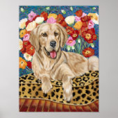 Golden Boy Retriever Poster (Vorne)