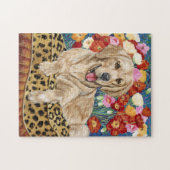 Golden Boy Retriever Puzzle (Horizontal)