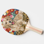 Golden Boy Retriever Tischtennis Schläger (Seitenansicht)