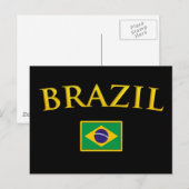 Golden Brasilien Postkarte (Vorne/Hinten)