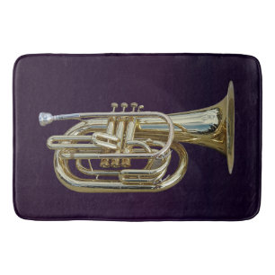Golden Brass Euphonium Badematte