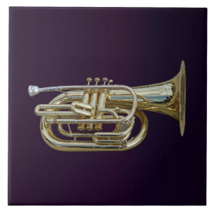 Golden Brass Euphonium Fliese