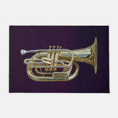 Golden Brass Euphonium Fußmatte (Vorderseite)