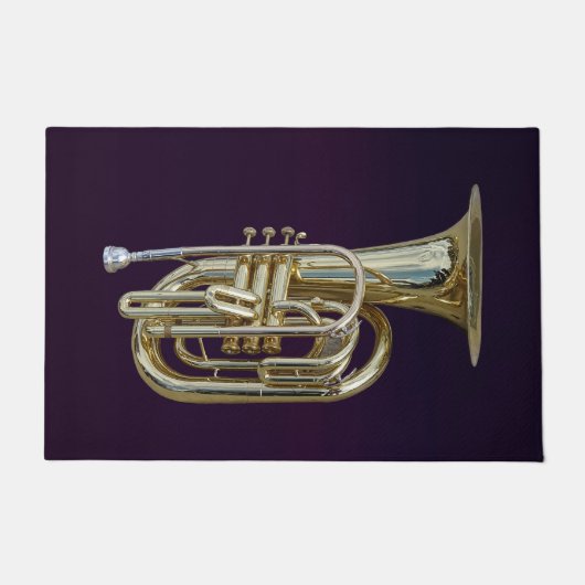 Golden Brass Euphonium Fußmatte (Vorderseite)