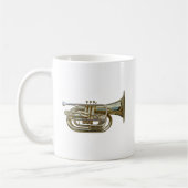 Golden Brass Euphonium Kaffeetasse (Links)
