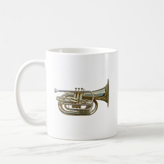 Golden Brass Euphonium Kaffeetasse (Links)