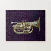 Golden Brass Euphonium Puzzle (Horizontal)