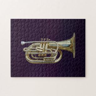 Golden Brass Euphonium Puzzle