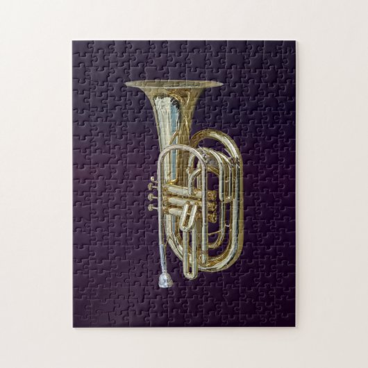 Golden Brass Euphonium Puzzle (Vertikal)