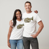 Golden Brass Euphonium T-Shirt (Unisex)