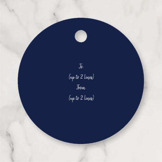 Golden Brass Infinity Hearts Geschenkanhänger (Rückseite)