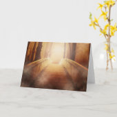 Golden Bridge Metaphysische Anmerkung / Grußkarte Karte (Gelbe Blume)