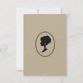 Golden Bridgerton Brautparty Invit Einladung (Rückseite)