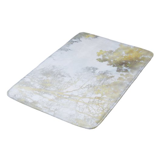 Golden Broadleaf Glow Badematte (Schrägansicht)