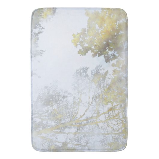 Golden Broadleaf Glow Badematte (Vorderseite Vertikal)