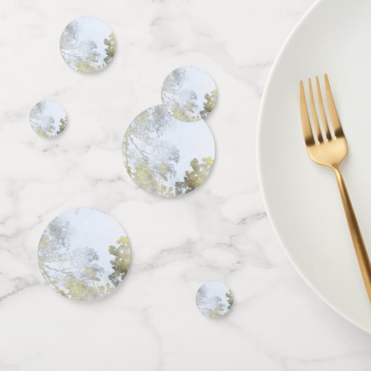 Golden Broadleaf Glow Konfetti (Gruppe)