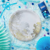 Golden Broadleaf Glow Pappteller (Party)